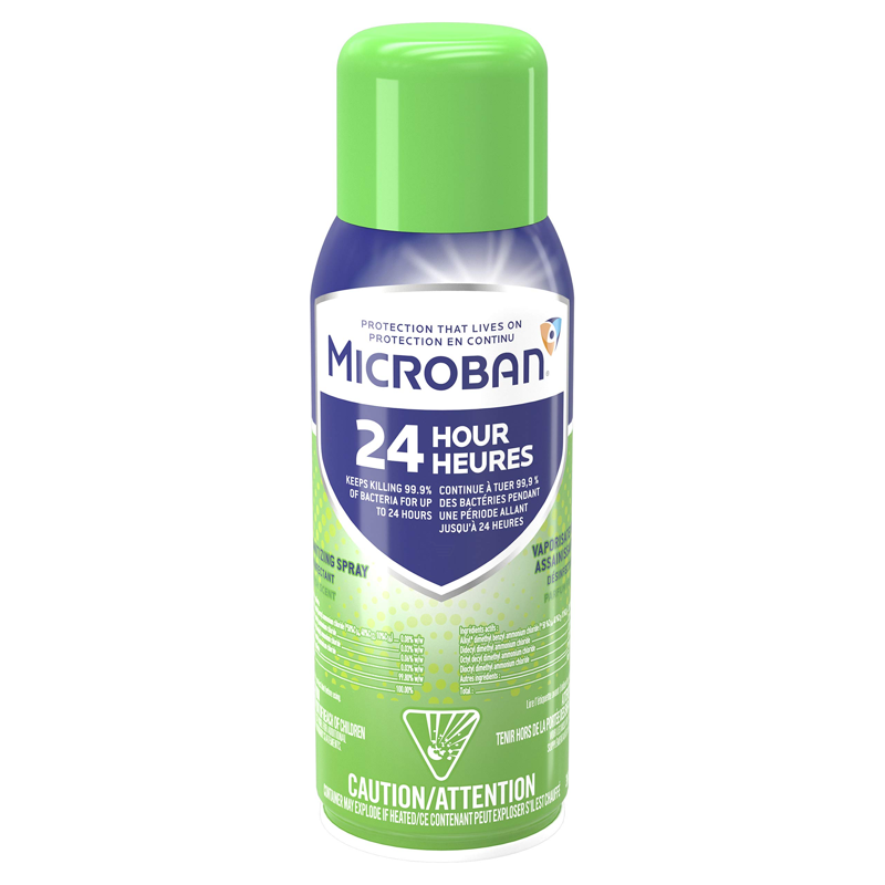 Microban 24 Hour Sanitizing Spray 12.5oz