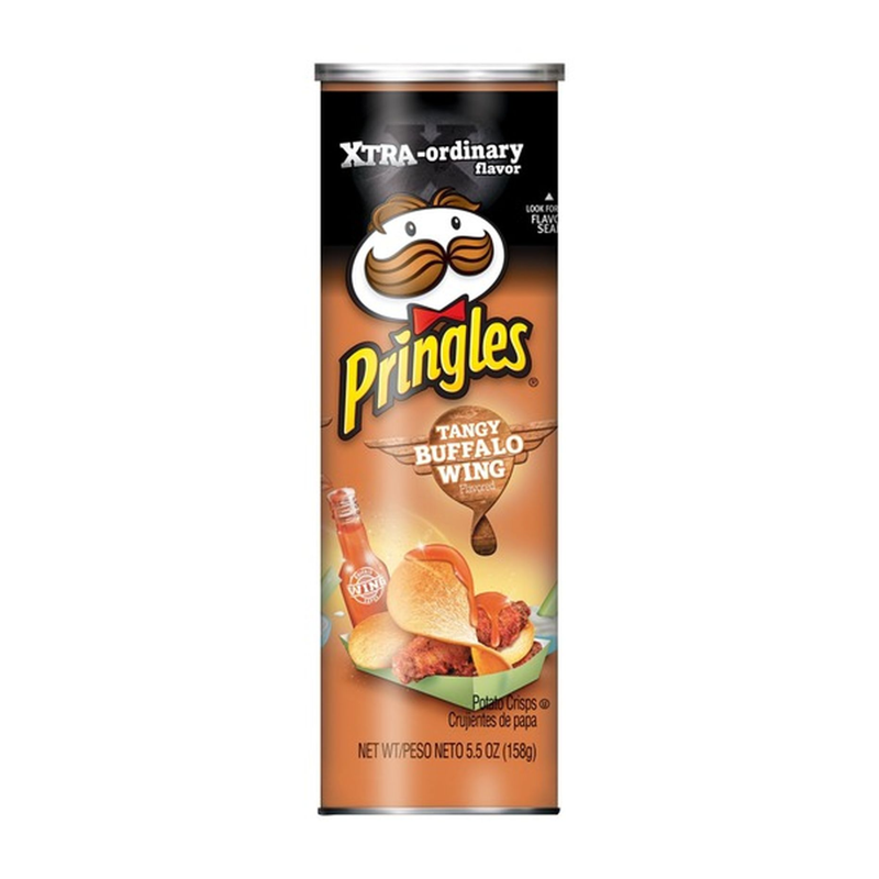 Pringles Tangy Buffalo Wing Potato Crisps view 1