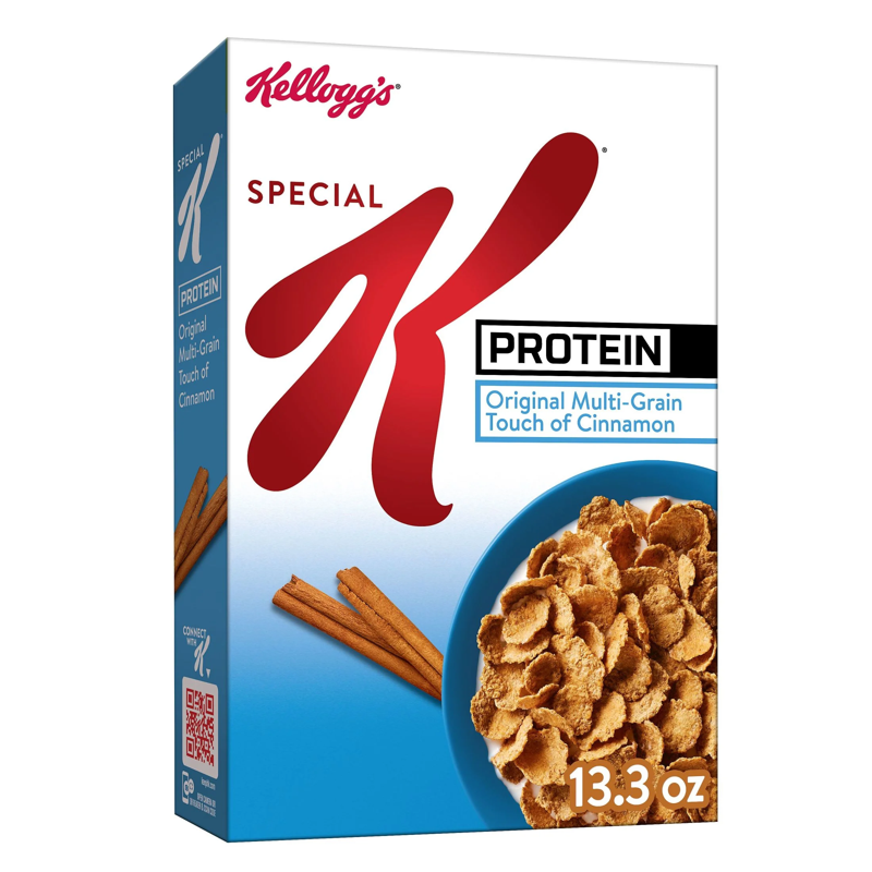 Kellogg's Special K Protein Cereal Touch of Cinnamon 13.3oz Box