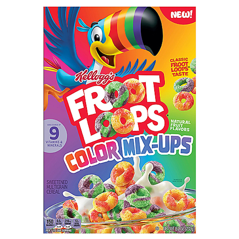 Kellogg's Froot Loops Color Mix-Ups 8.2oz Box