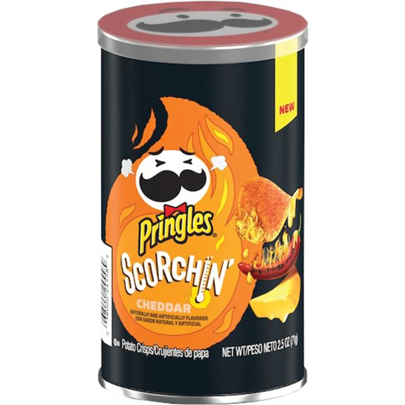 Pringles Scorchin' Cheddar view 1