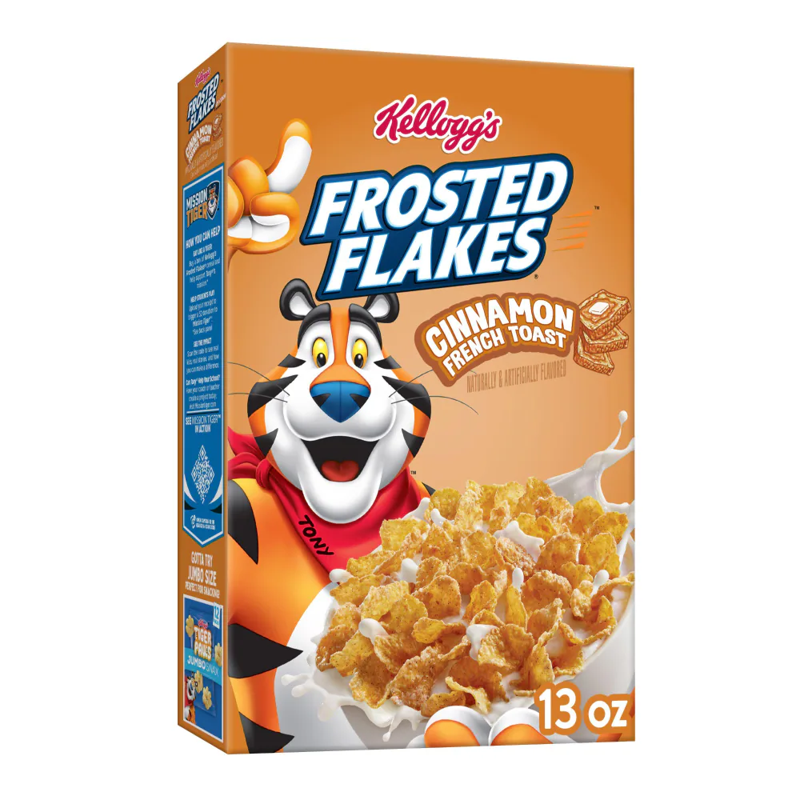 Kellogg's Frosted Flakes Cinnamon French Toast 13 oz Box