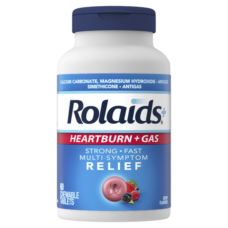 Rolaids Advanced Berries Antacid Tablets view 1