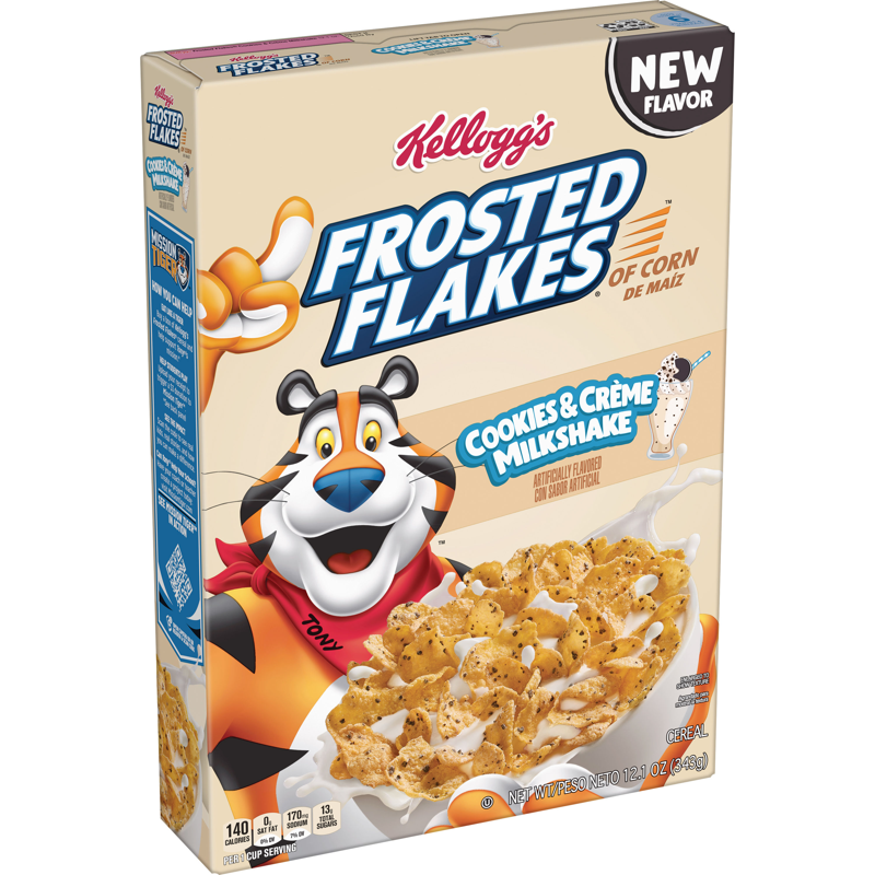Kellogg's Frosted Flakes Cookies & Creme Cereal 12.1oz