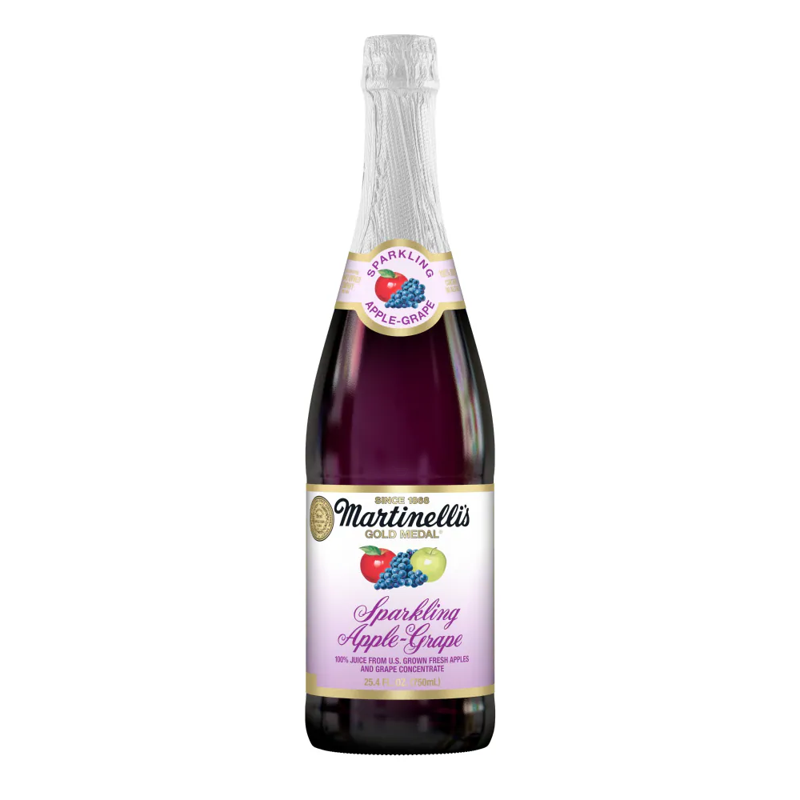 Martinelli's Gold Medal Sparkling Apple-Grape 100% Juice view 1
