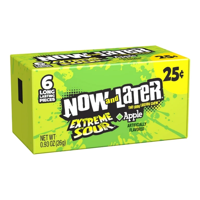 Now & Later Extreme Sour Apple view 1