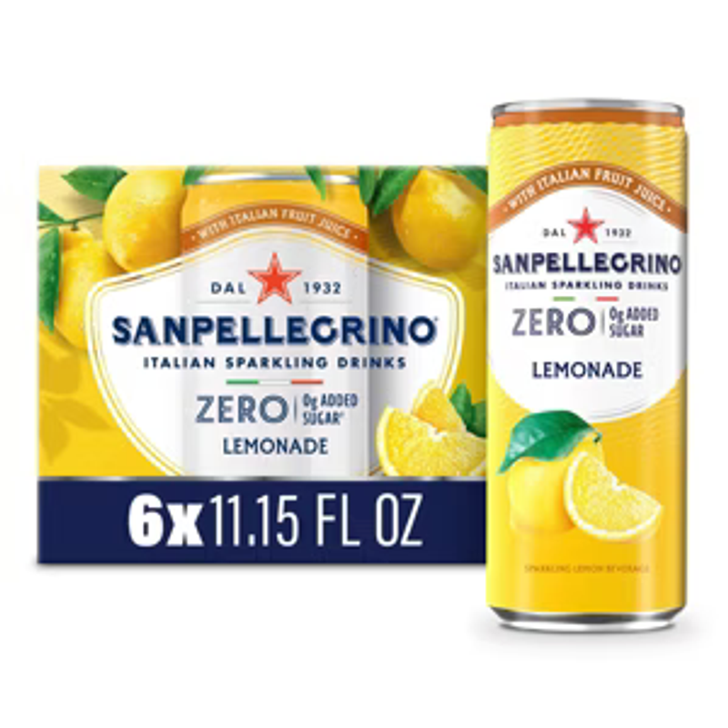 San Pellegrino Limonata Zero 330mL 6 Pack