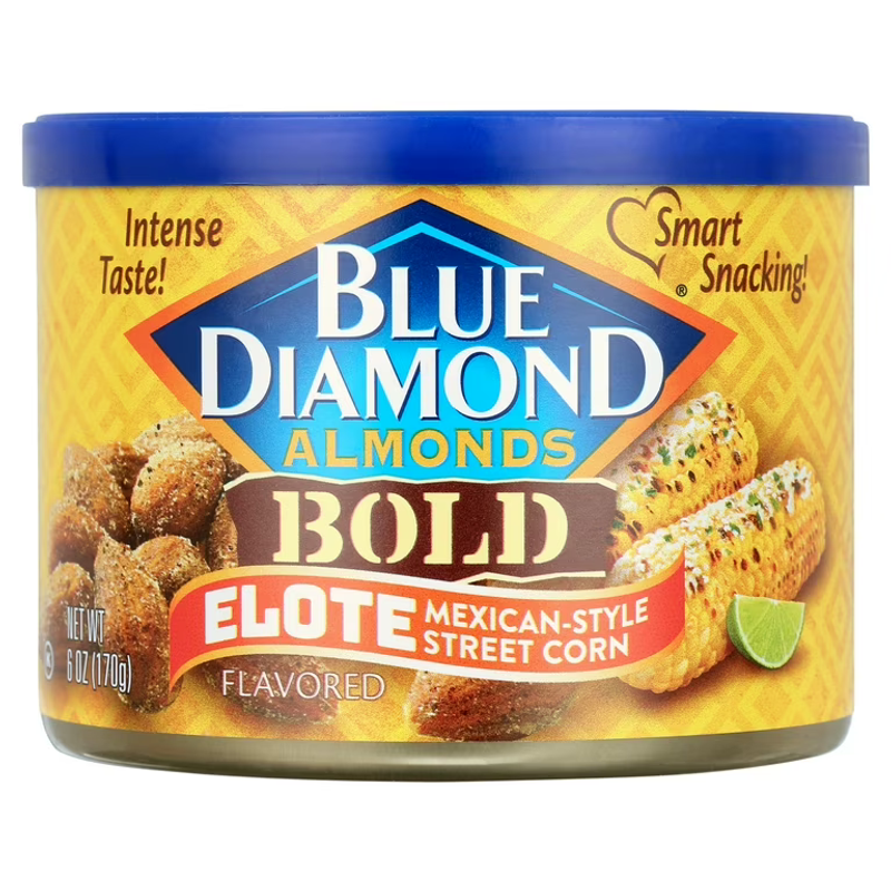 Blue Diamond Bold Elote Mexican Street Corn Almonds 6oz Can