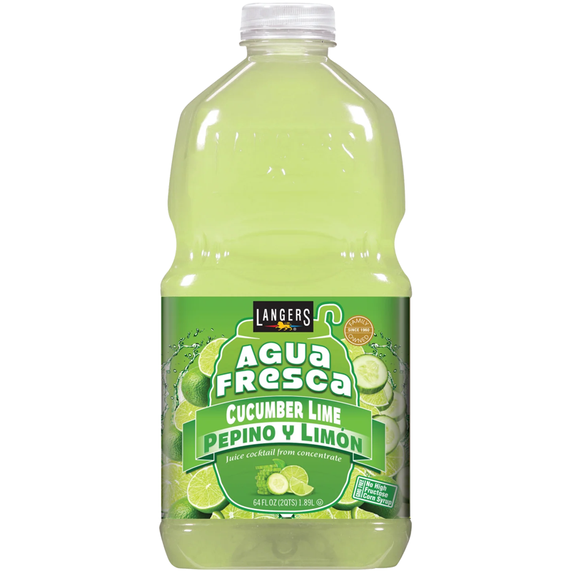 Langers Cucumber Lime Agua Fresca 15.2oz Bottle