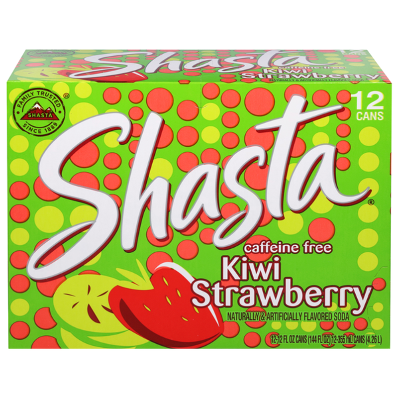 Shasta Kiwi Strawberry 12-pack 12 fl oz Cans