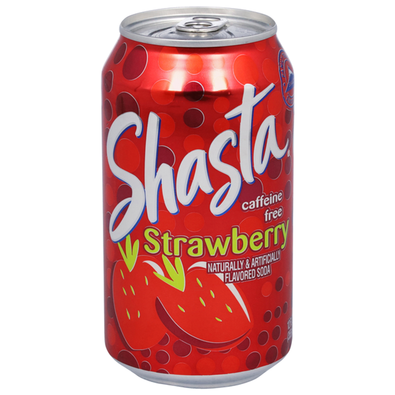Shasta Strawberry Soda view 1