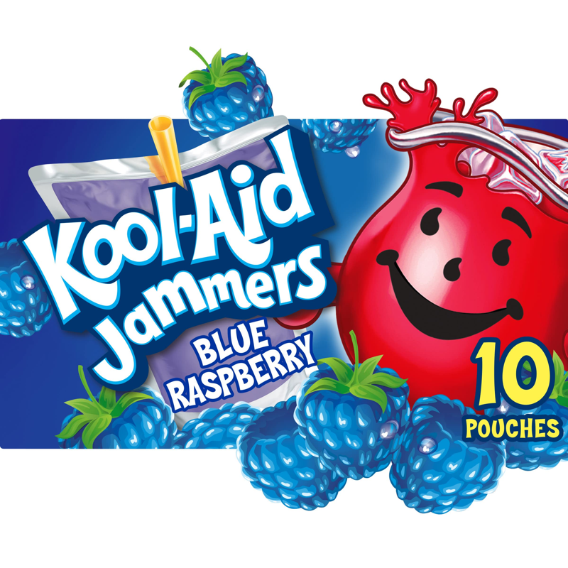 Kool-Aid Jammers Blue Raspberry 10ct 6oz