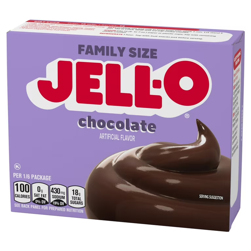 JELL-O Chocolate Instant Pudding & Pie Filling Mix view 1