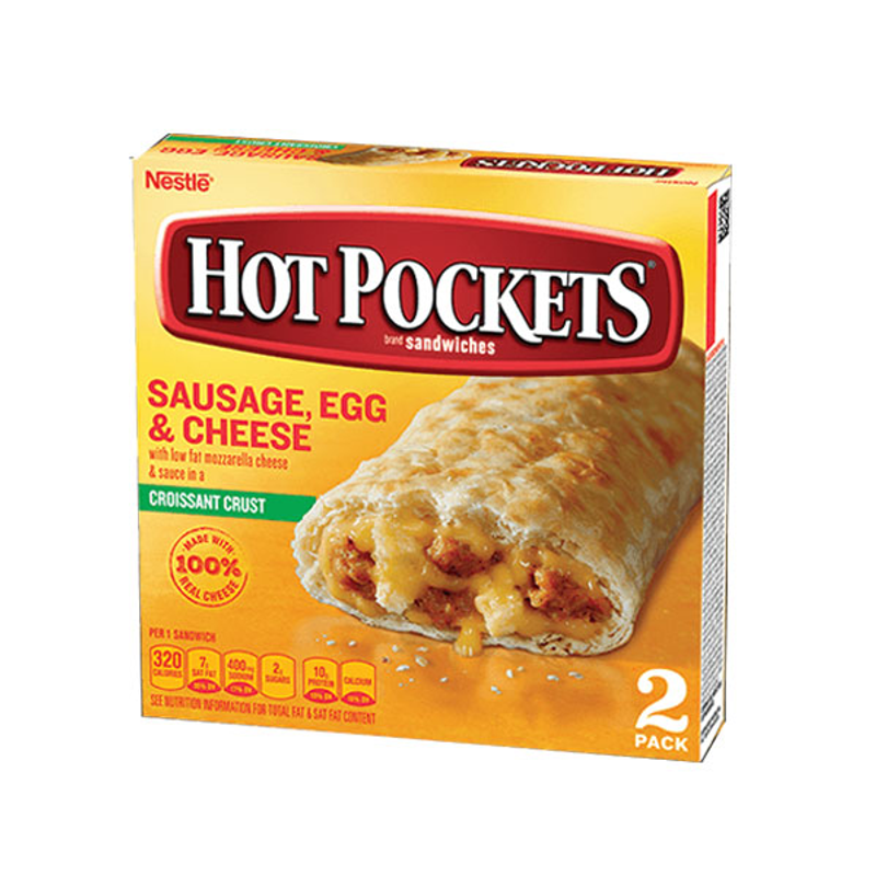 Nestle Hot Pockets Sausage, Egg & Cheese 9oz Box