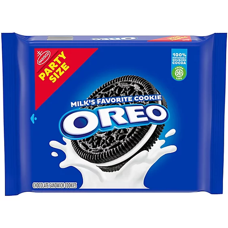 OREO Chocolate Sandwich Cookies Party Size 25.5oz