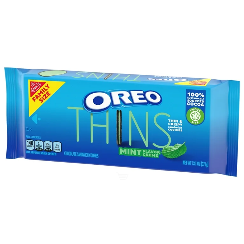 Nabisco OREO Thins Mint Creme Cookies 13.1oz