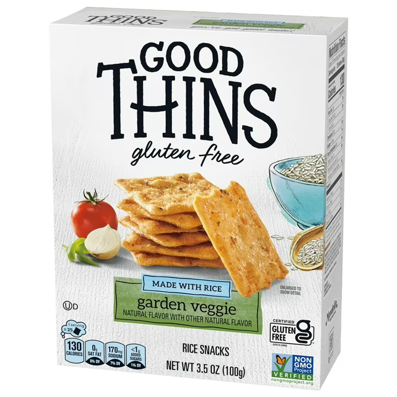 Good Thins Garden Veggie Gluten Free Crackers view 1