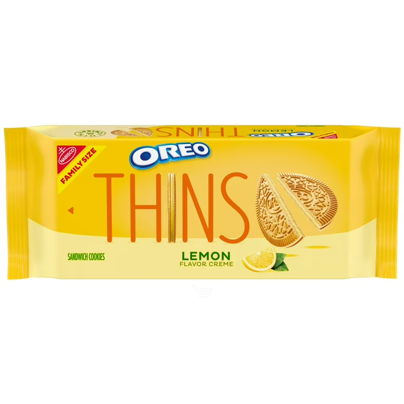 OREO Thins Lemon Creme Sandwich Cookies 11.78oz