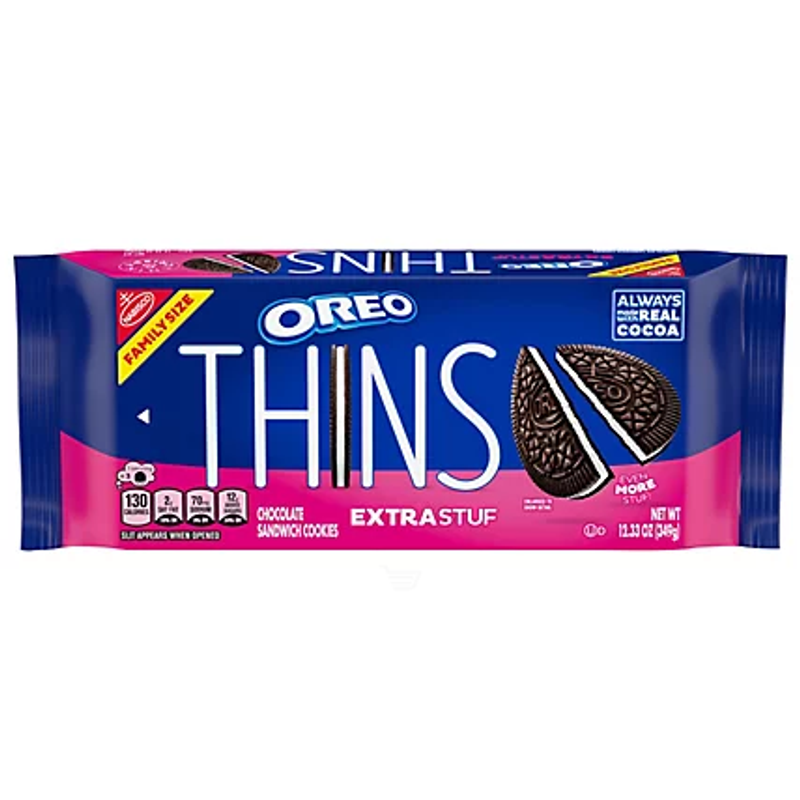 OREO Thins Extra Stuf 12.33oz Bag