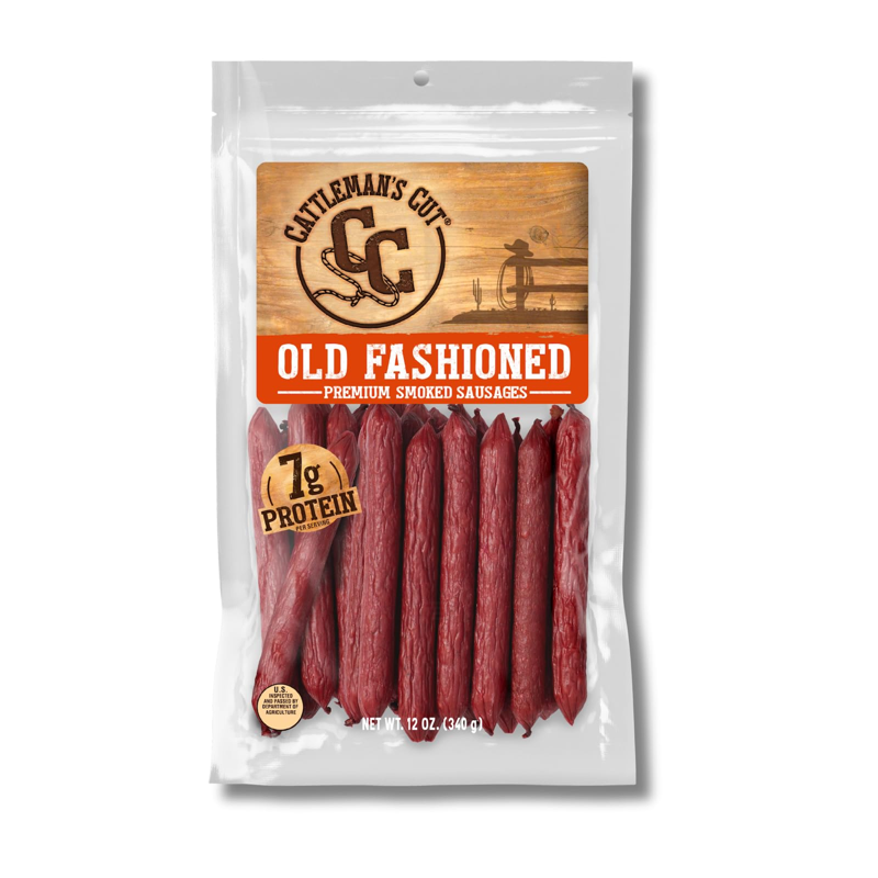 Cattleman's Cut Old Fashioned Smoked Sausage Sticks 12oz Bag