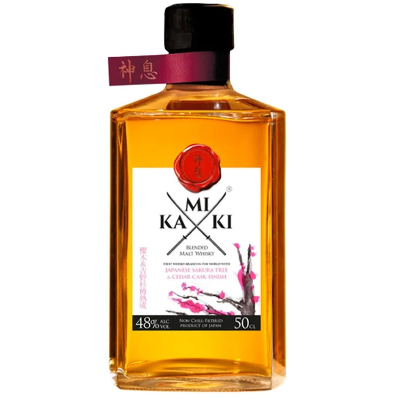 Kamiki Sakura Wood Japanese Whisky 750mL