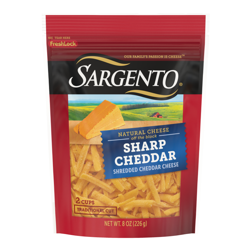 Sargento Sharp Cheddar Shredded Cheese view 1