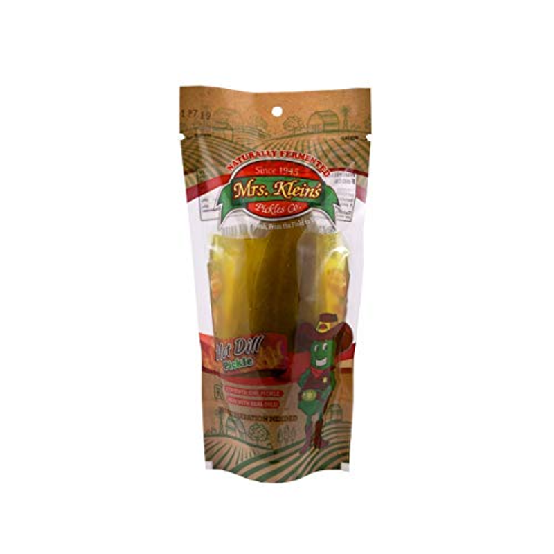 Mrs. Klein's Hot Dill Pickles 8oz Jar
