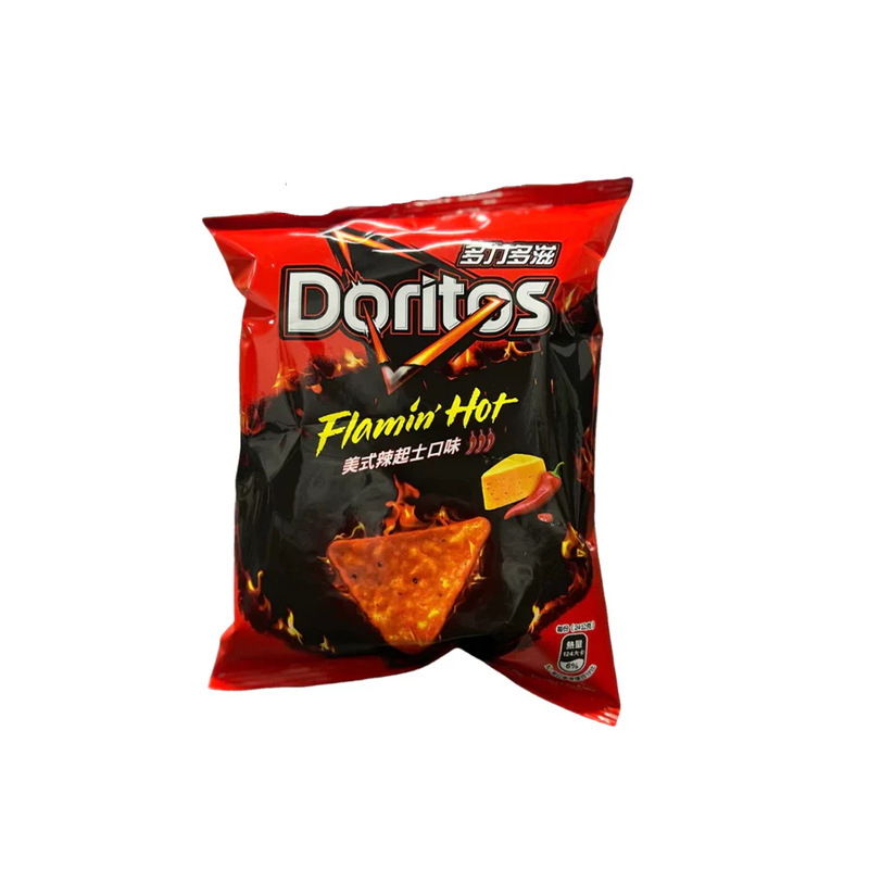 Doritos Flamin' Hot Spicy Nacho Tortilla Chips
