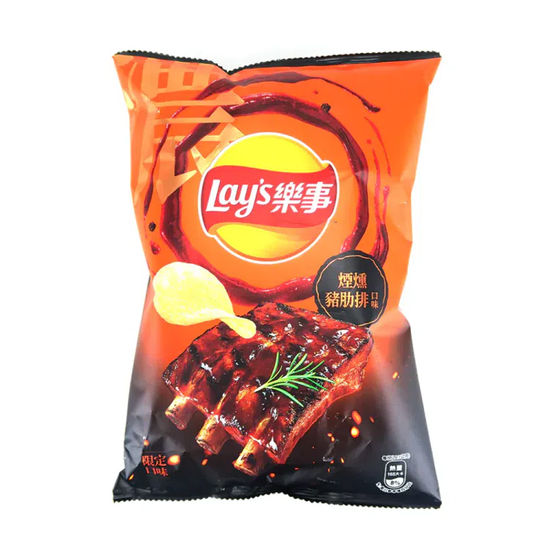 Lay's Smoked Pork Ribs Flavor Potato Chips view 1