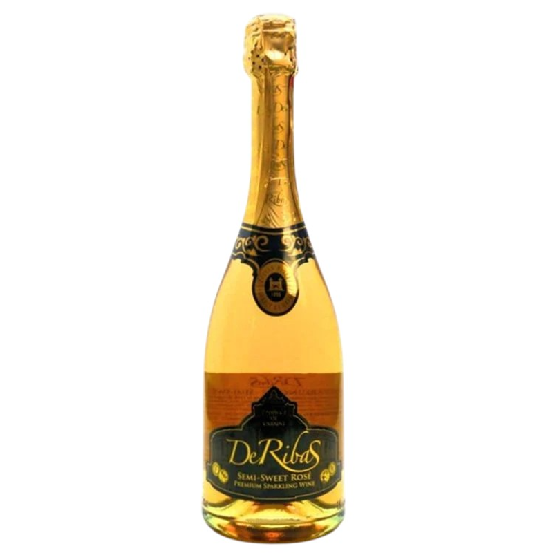 De Ribas Semi-Sweet Rosé Wine view 1