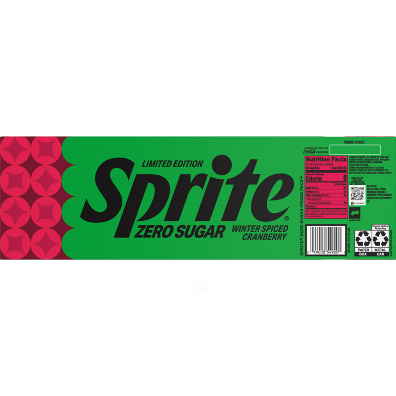 Sprite Winter Spiced Cranberry