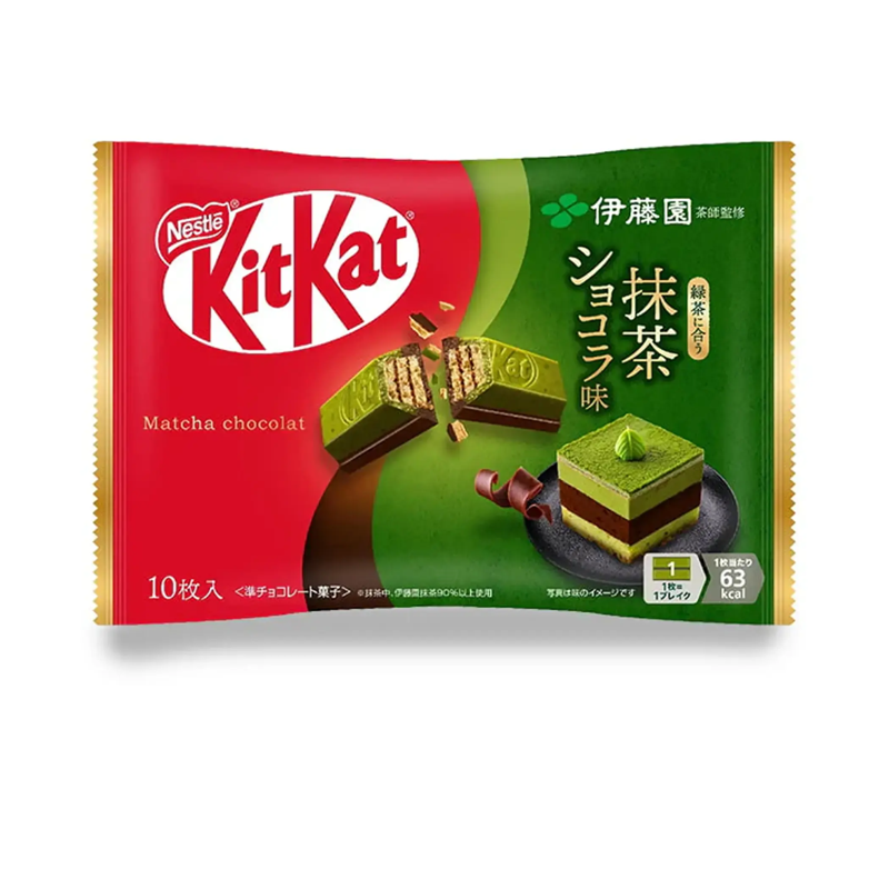 Kit Kat Matcha Green Tea Chocolate Mini Wafer Biscuits 116 g