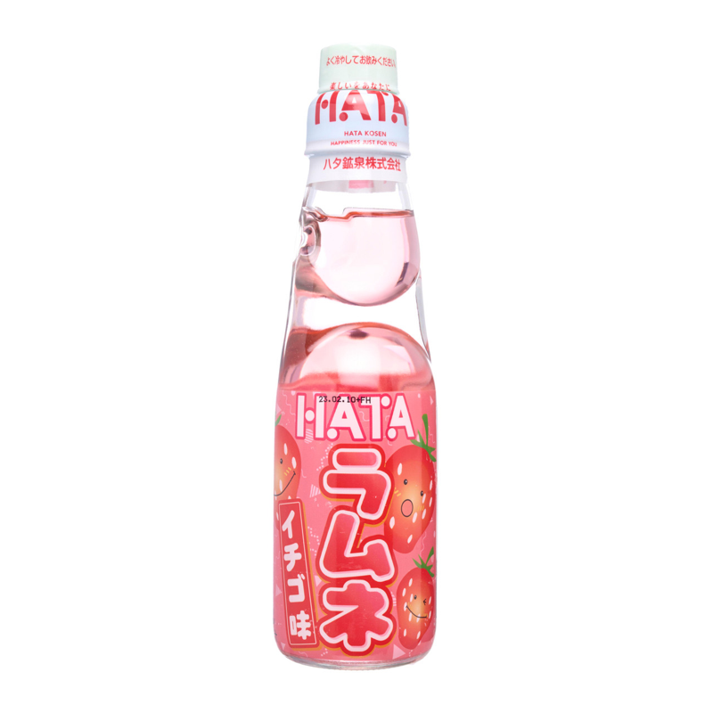 Hata Ramune Strawberry Soda view 1