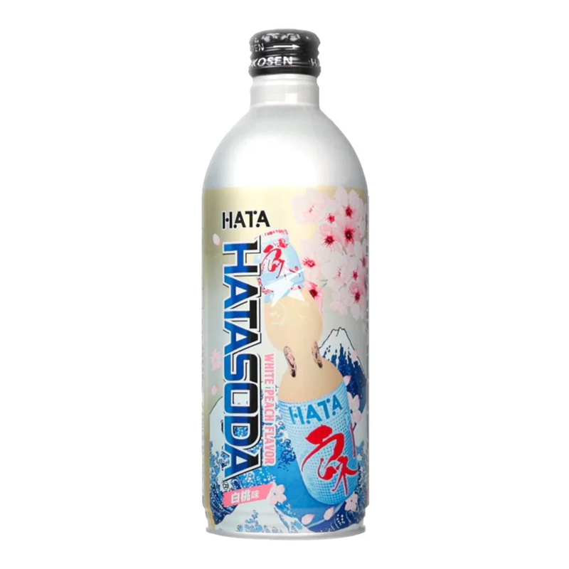 Hata Kosen White Peach Soda 500mL