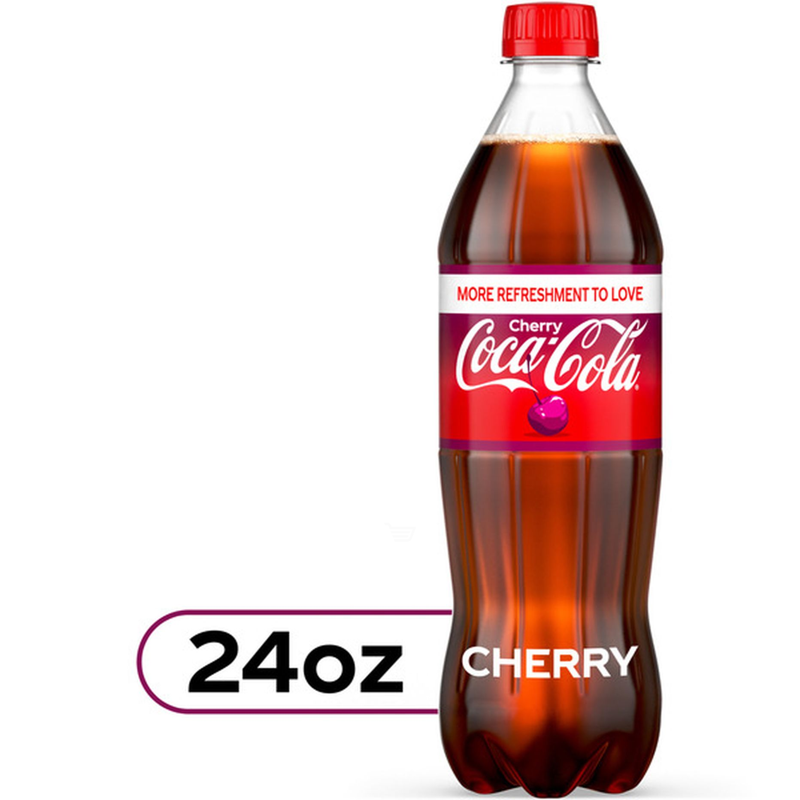 Coca-Cola Cherry Soda 24 oz Bottle