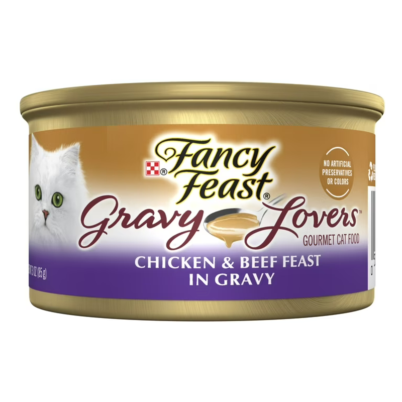 Fancy Feast Grilled Chicken & Beef Feast in Gravy