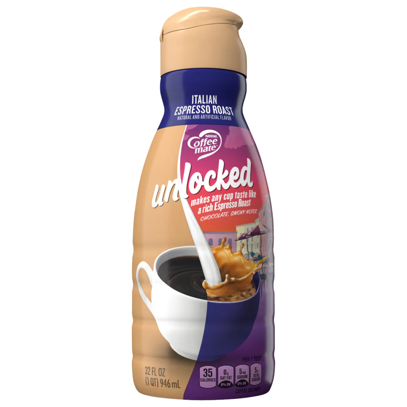 Coffee Mate Unlocked Italian Espresso Roast Liquid Coffee Creamer view 1