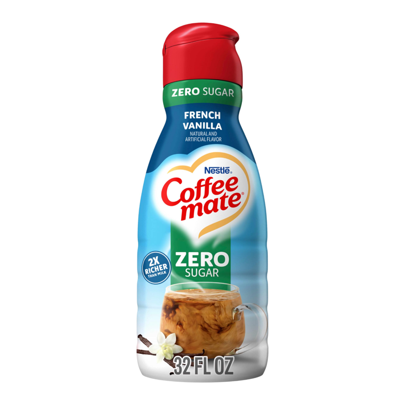 Nestle Coffee-Mate French Vanilla Zero Sugar Liquid Coffee Creamer view 1
