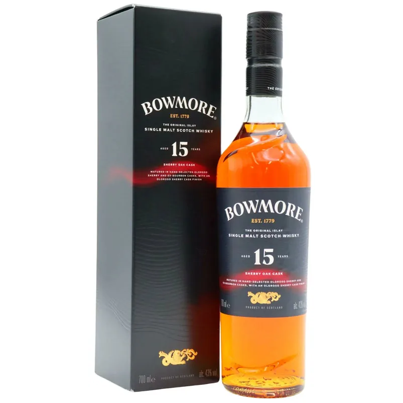 Bowmore 15 Year Old Sherry Oak Single Malt Scotch Whisky