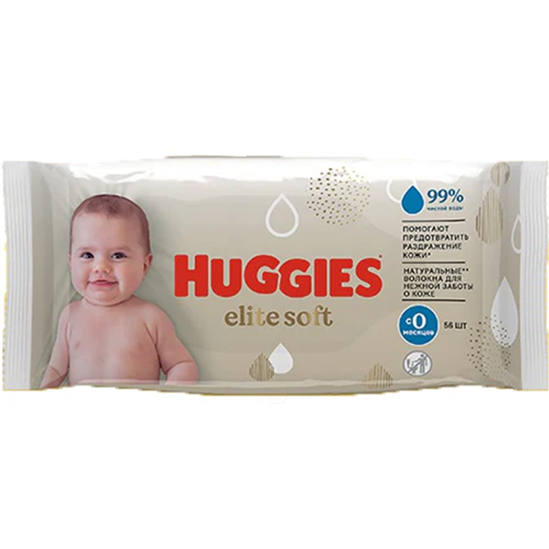Huggies Elite Soft Baby Wipes view 1