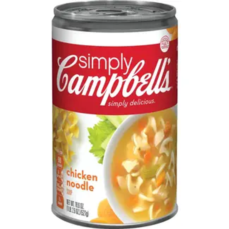 Campbell's Simply Chicken Noodle Soup 18.6oz Can