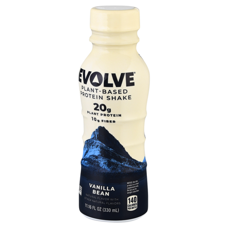 Evolve Plant-Based Protein Shake Vanilla Bean view 1