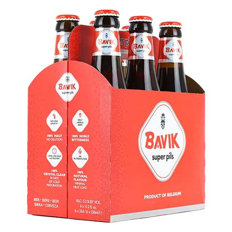 Bavik Super Pils 6-pack 12oz bottles