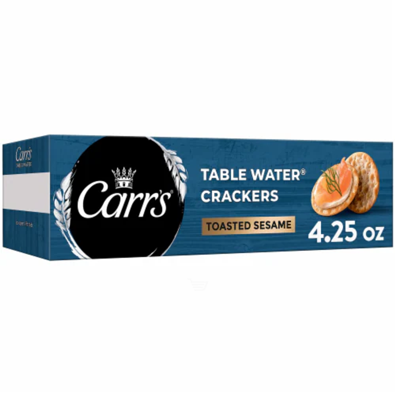 Carr's Table Water Crackers Toasted Sesame 4.25oz