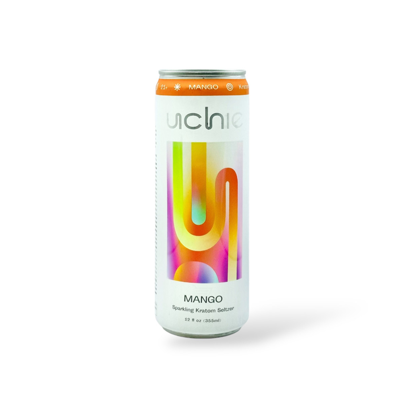 Uchie Mango Sparkling Kratom Seltzer view 1