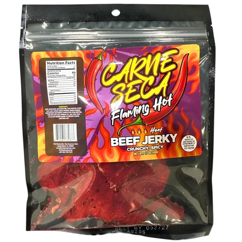 Carne Seca Flaming Hot Beef Jerky  view 1