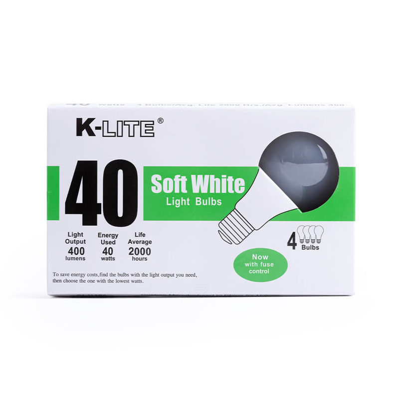 K-LITE Light Bulbs Box view 1