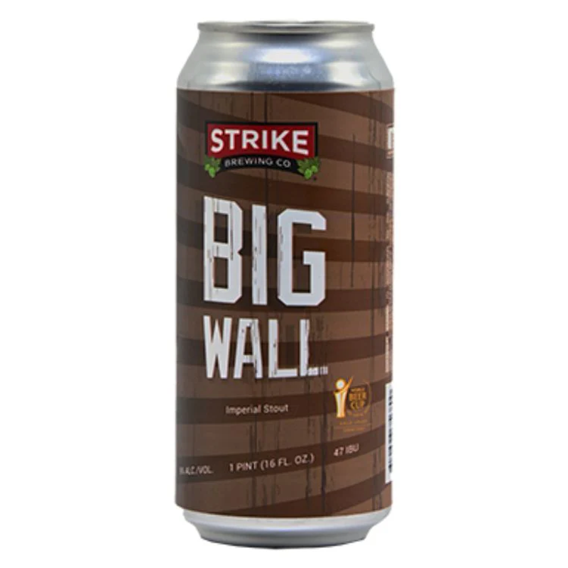 Strike Brewing Big Wall Imperial Stout 4-pack 16oz cans