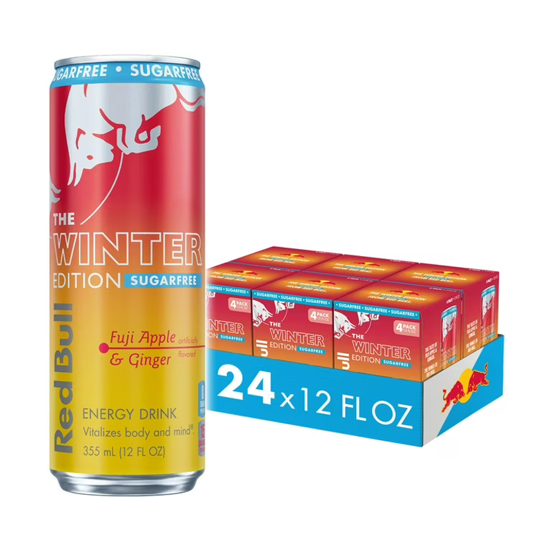 Red Bull Sugar Free Winter Edition Fuji Apple & Ginger 8.4oz Can