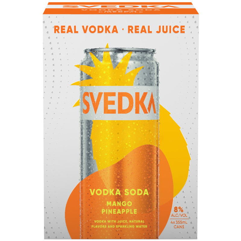 SVEDKA Mango Pineapple Vodka Soda view 1